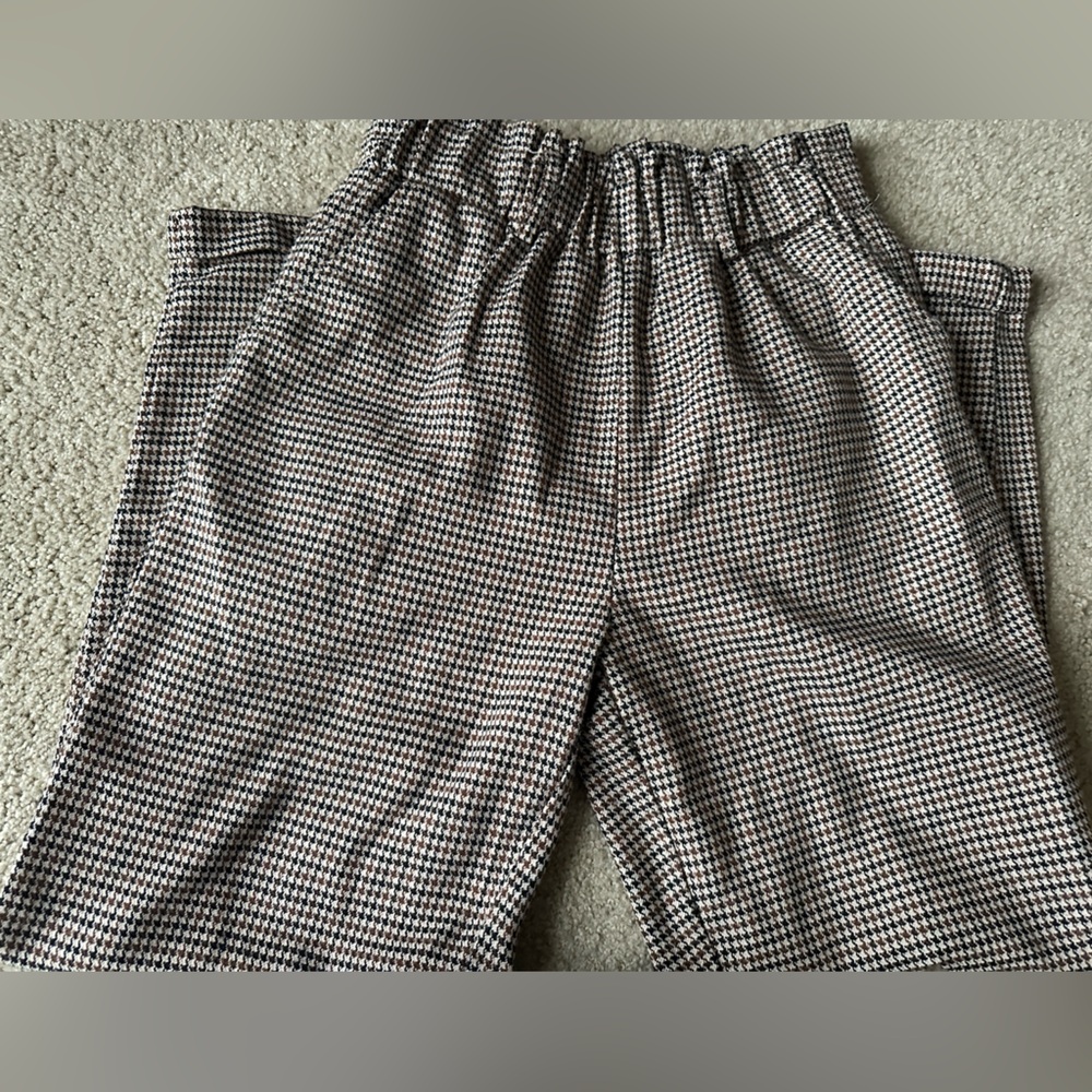 SO Brown and Black Houndstooth Pants